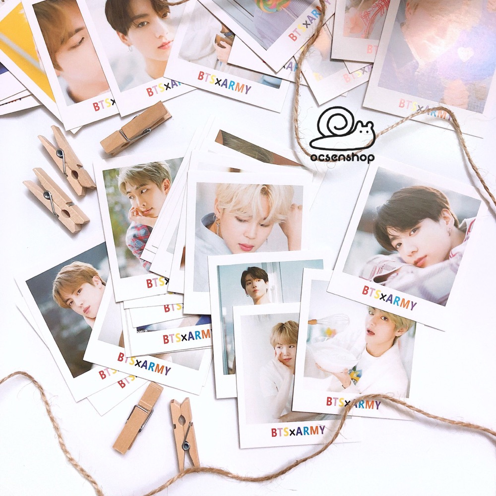 Lomo card kèm dây treo BTS