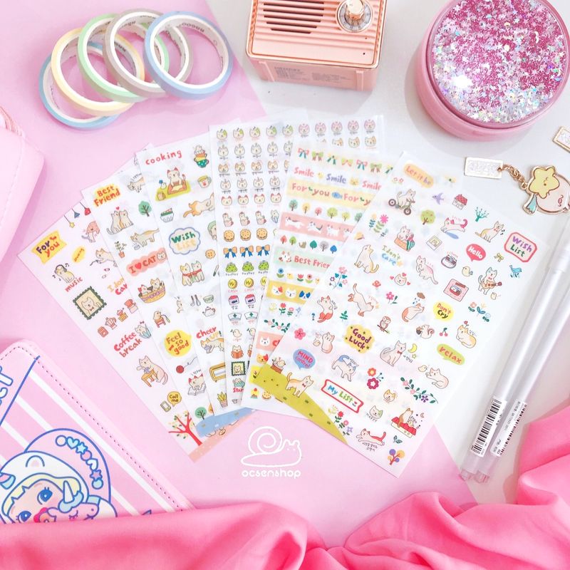 Set sticker Meo (6 tam)