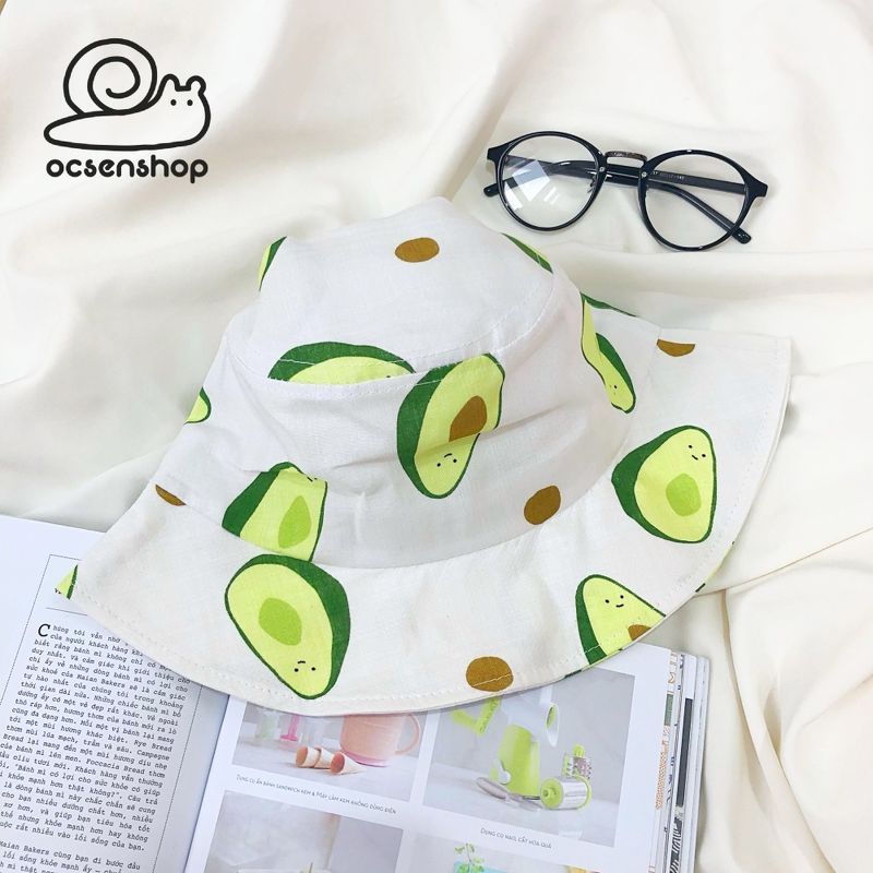 Bucket hat quả bơ