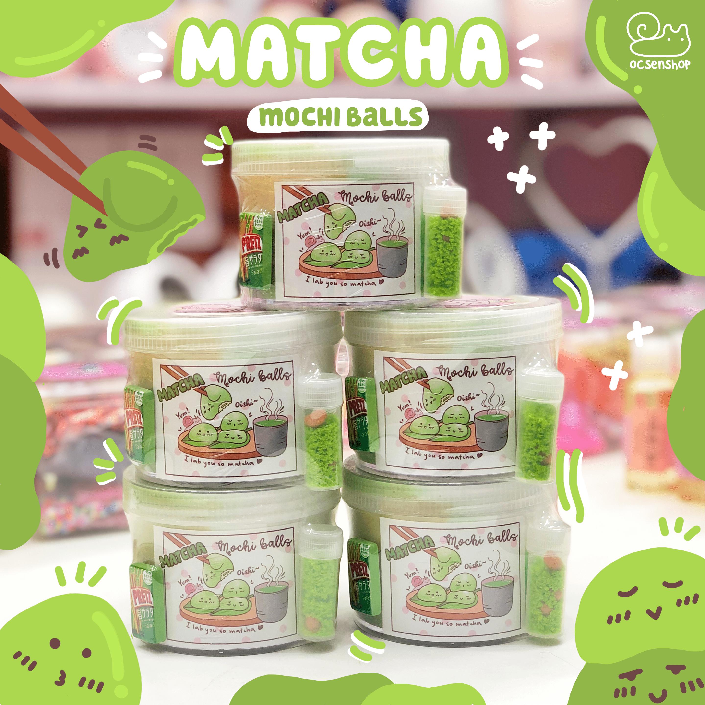 Matcha Mochi balls (Slay Slime)