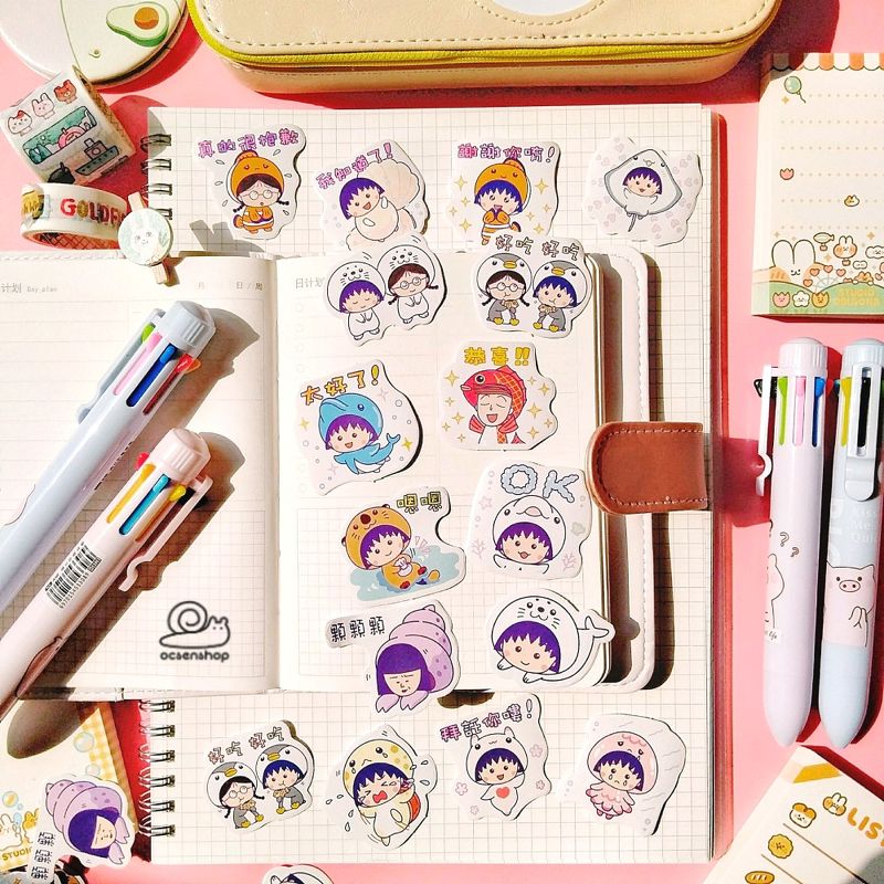 Hộp sticker Maruko