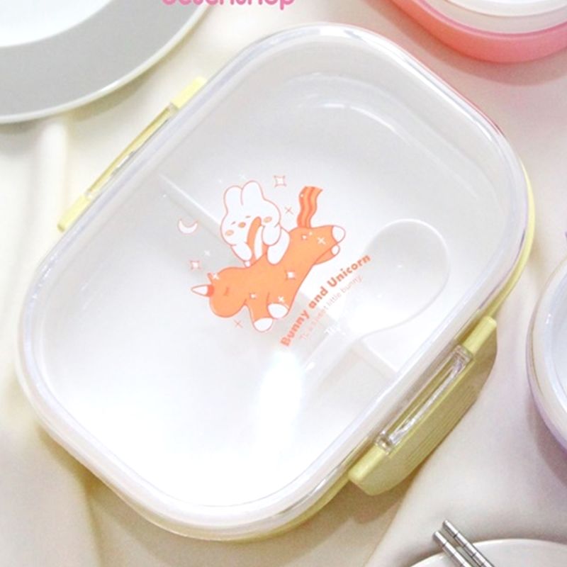Hộp đựng thức ăn Bunny and Unicorn