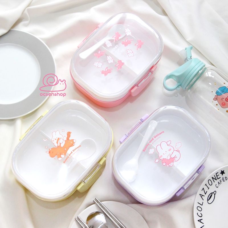Hộp đựng thức ăn Bunny and Unicorn