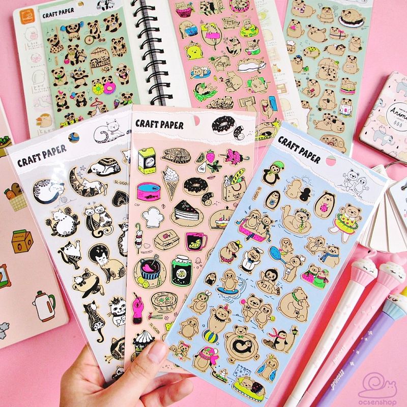 Craftables Sticker Paper Bảng sticker Craft paper