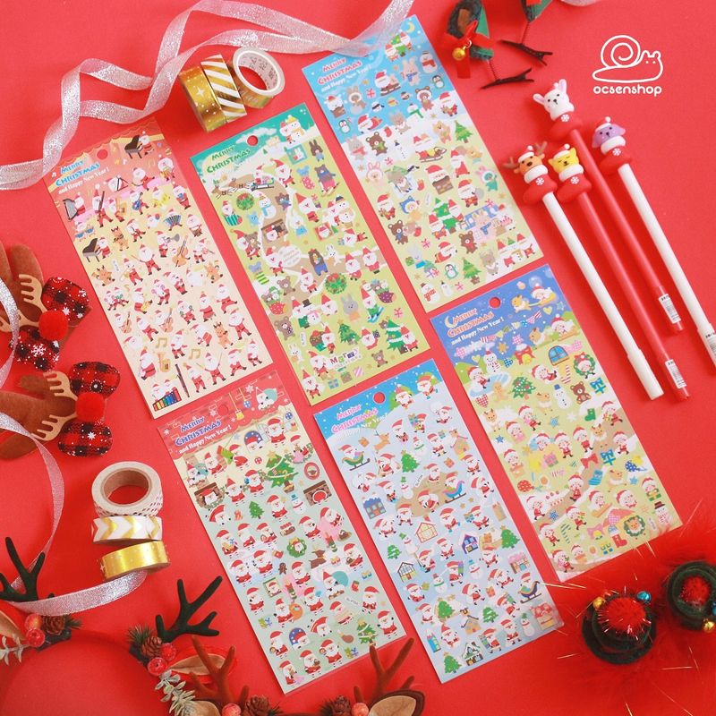 Bảng sticker Merry Christmas