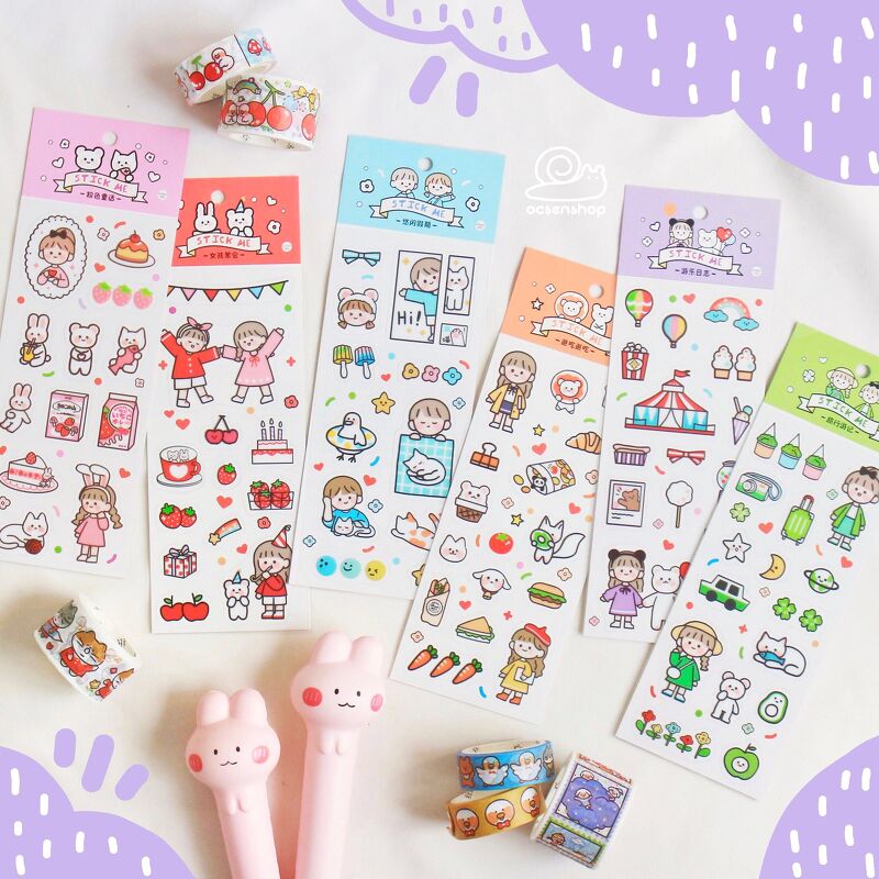 Set sticker Em bé (2 tấm)