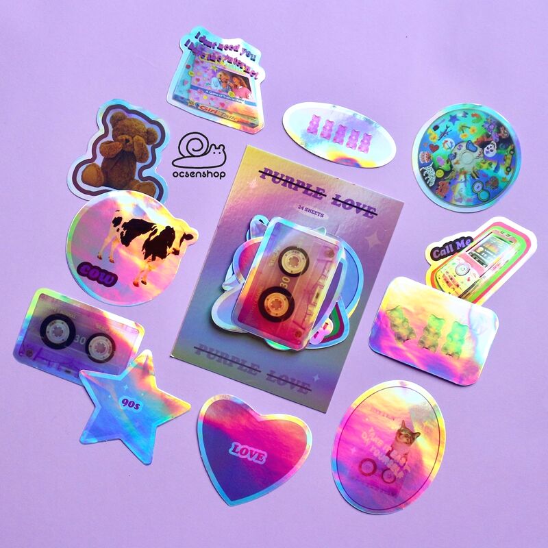 Set sticker hologram