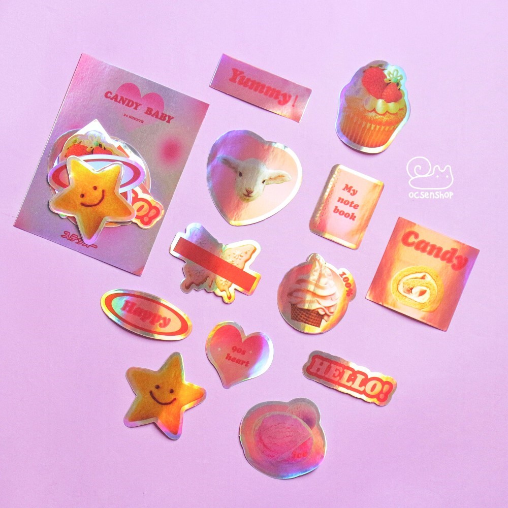 Set sticker hologram