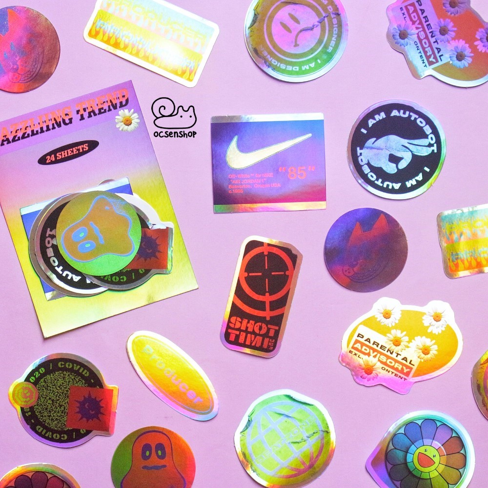 Set sticker hologram