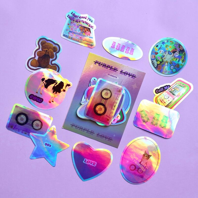 Set sticker hologram