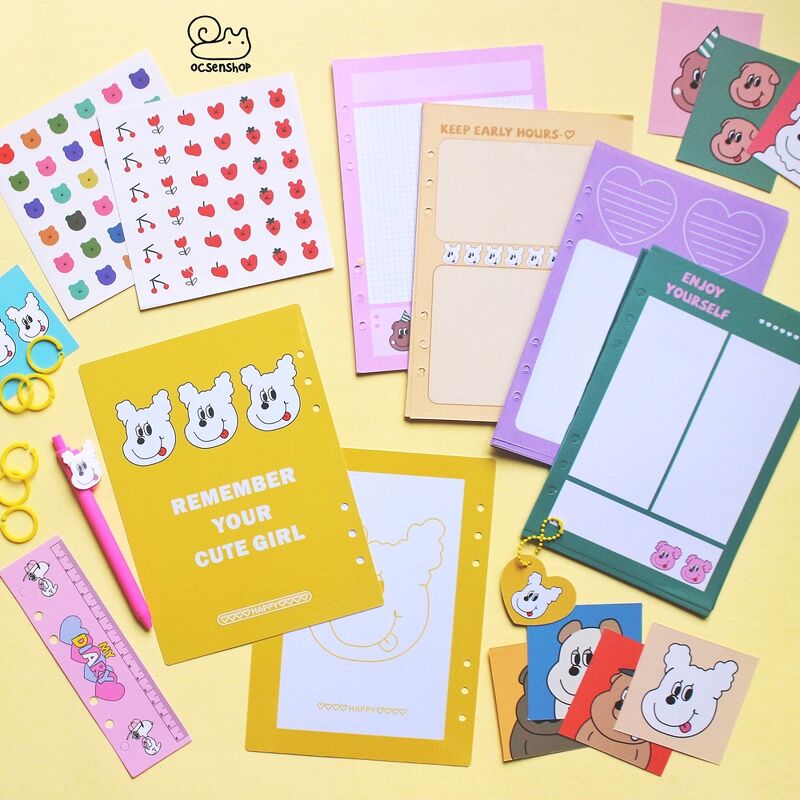 Set binder A5 kèm phụ kiện My diary