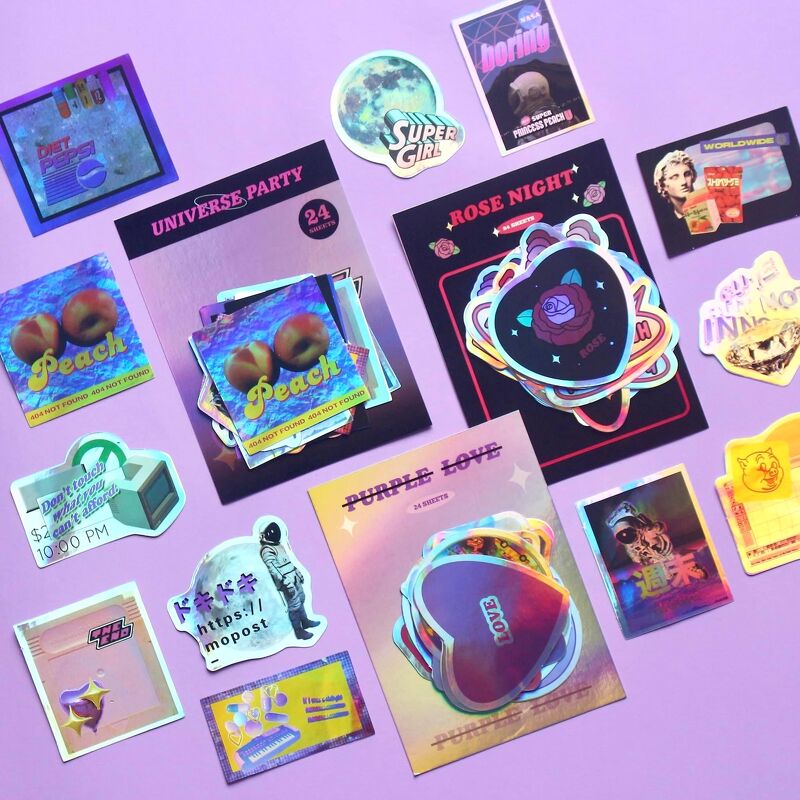 Set sticker hologram