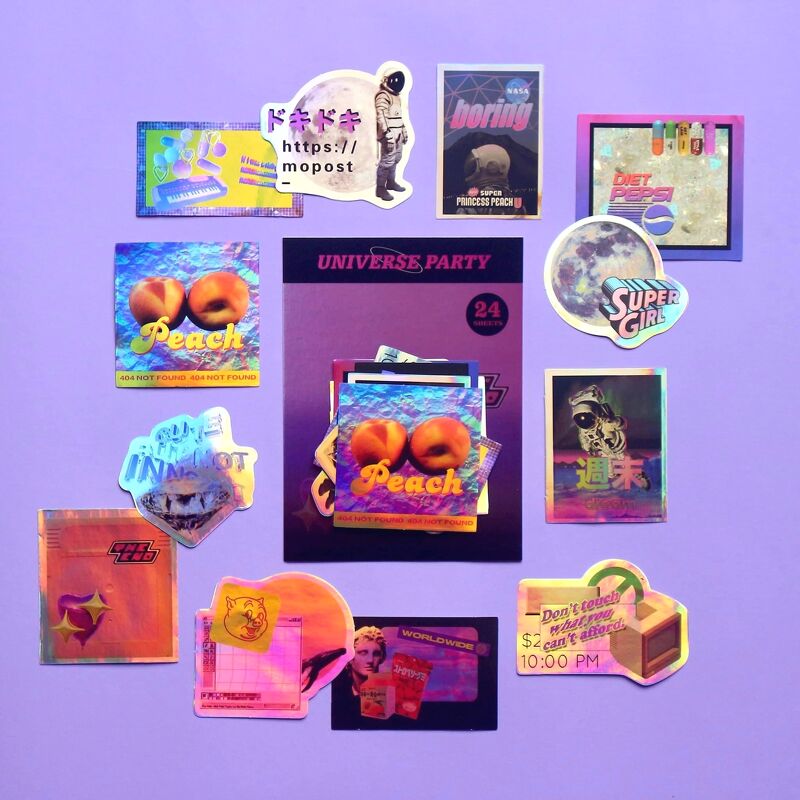 Set sticker hologram