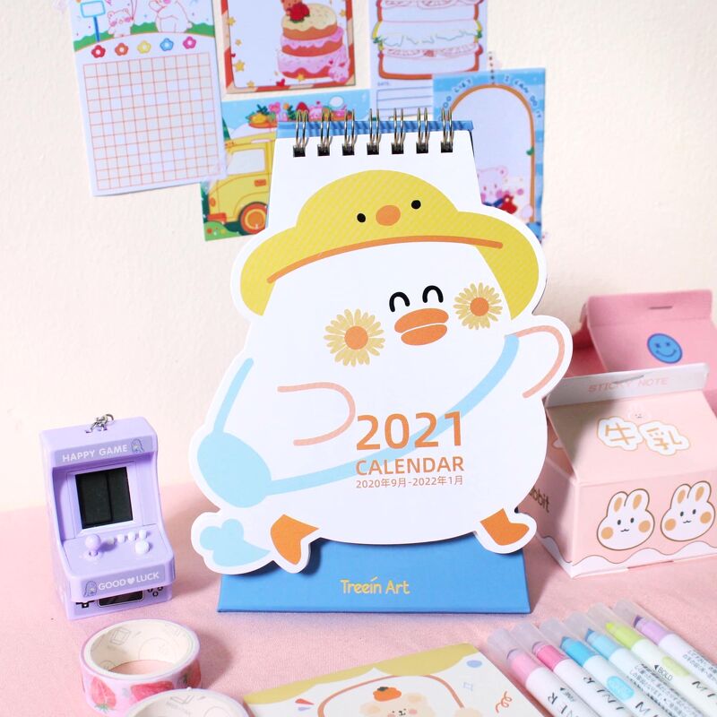 Lịch 2021 Vịt đội mũ