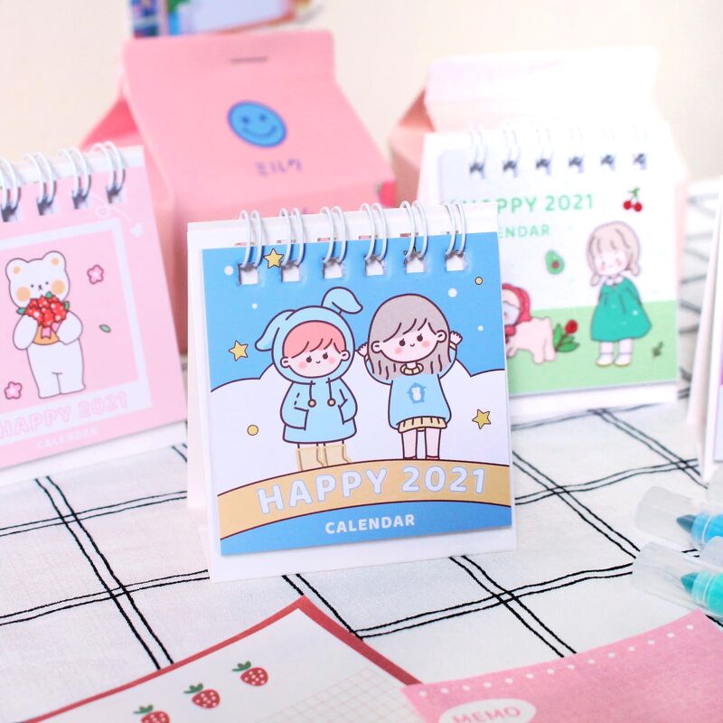 Lịch 2021 mini Happy