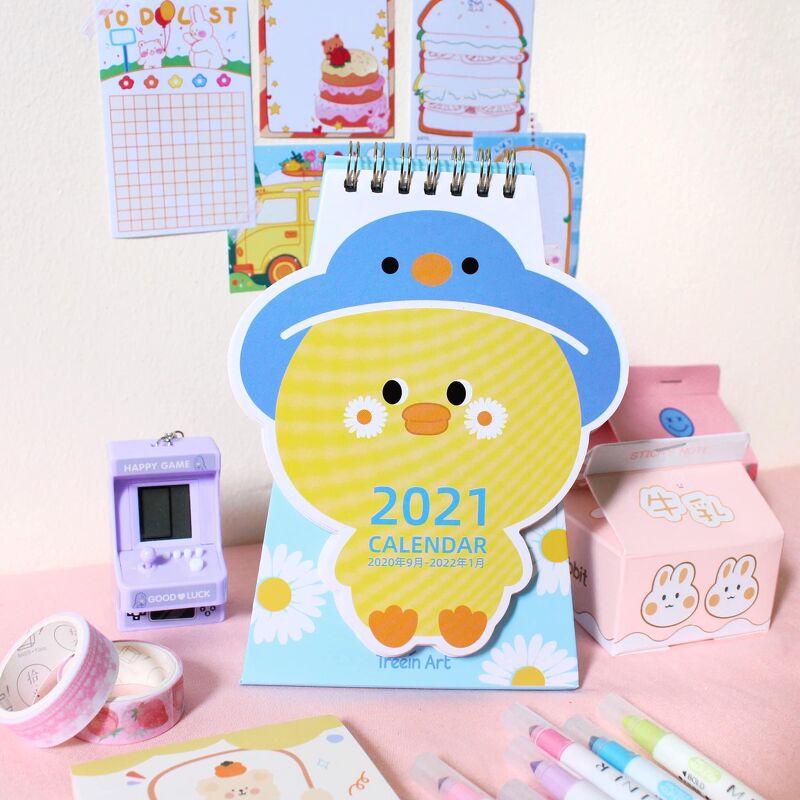 Lịch 2021 Vịt đội mũ