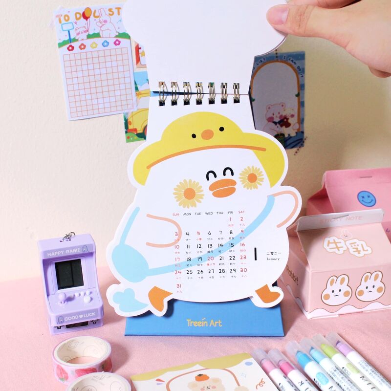 Lịch 2021 Vịt đội mũ