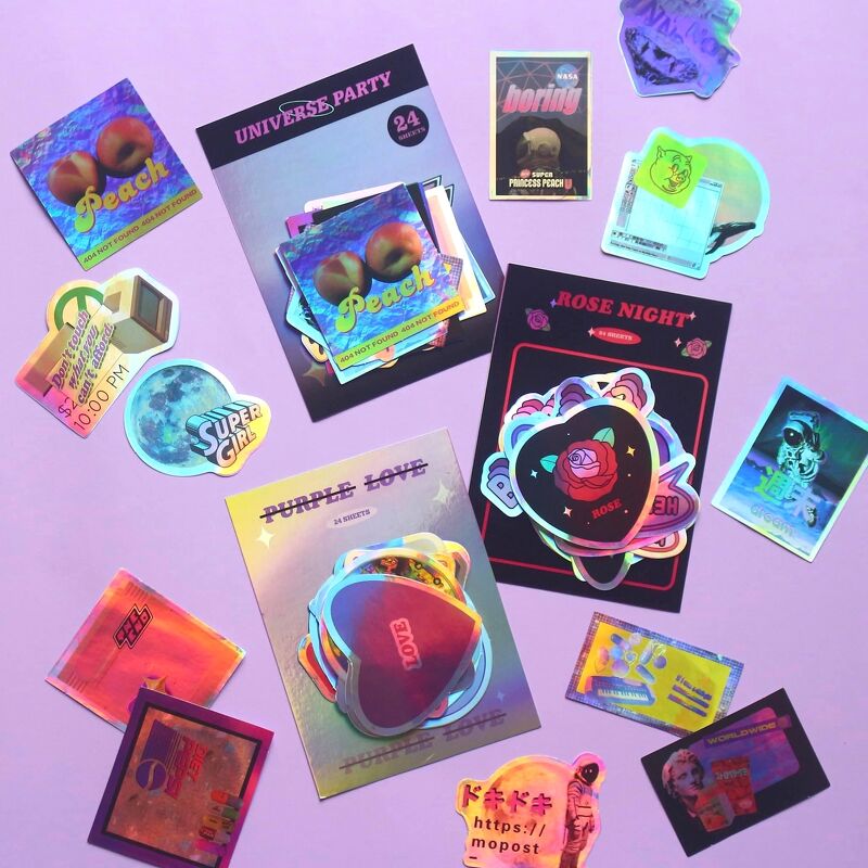 Set sticker hologram