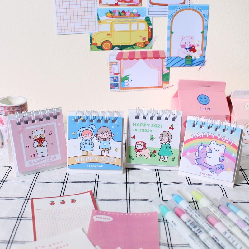 Lịch 2021 mini Happy