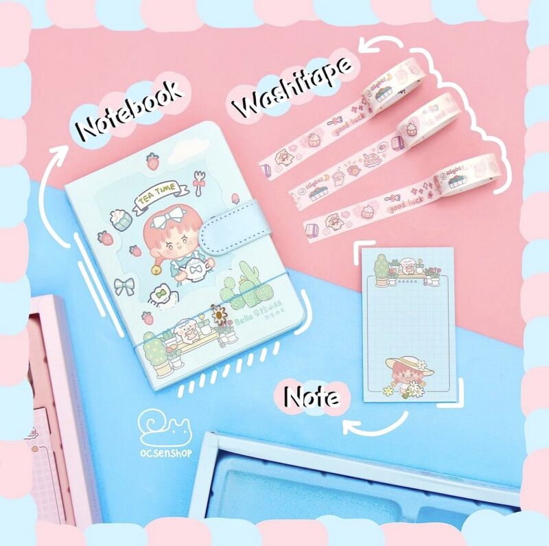 Box sổ kèm phụ kiện Bella