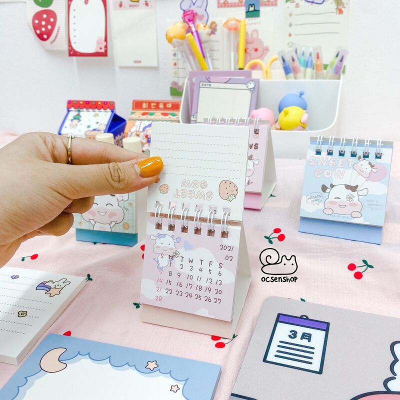 Lịch 2021 mini Bò sữa