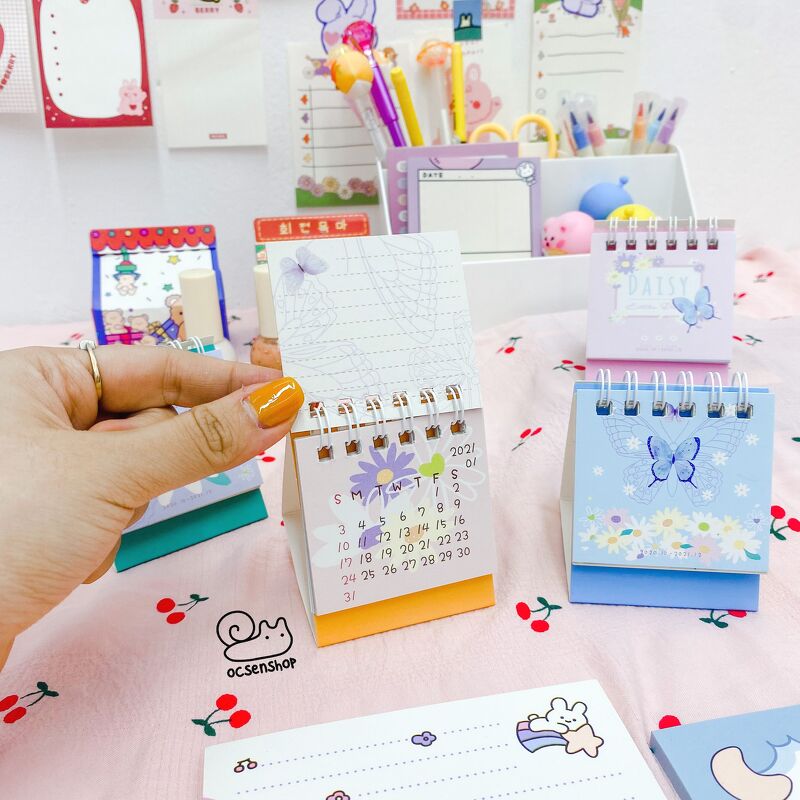 Lịch 2021 mini Daisy
