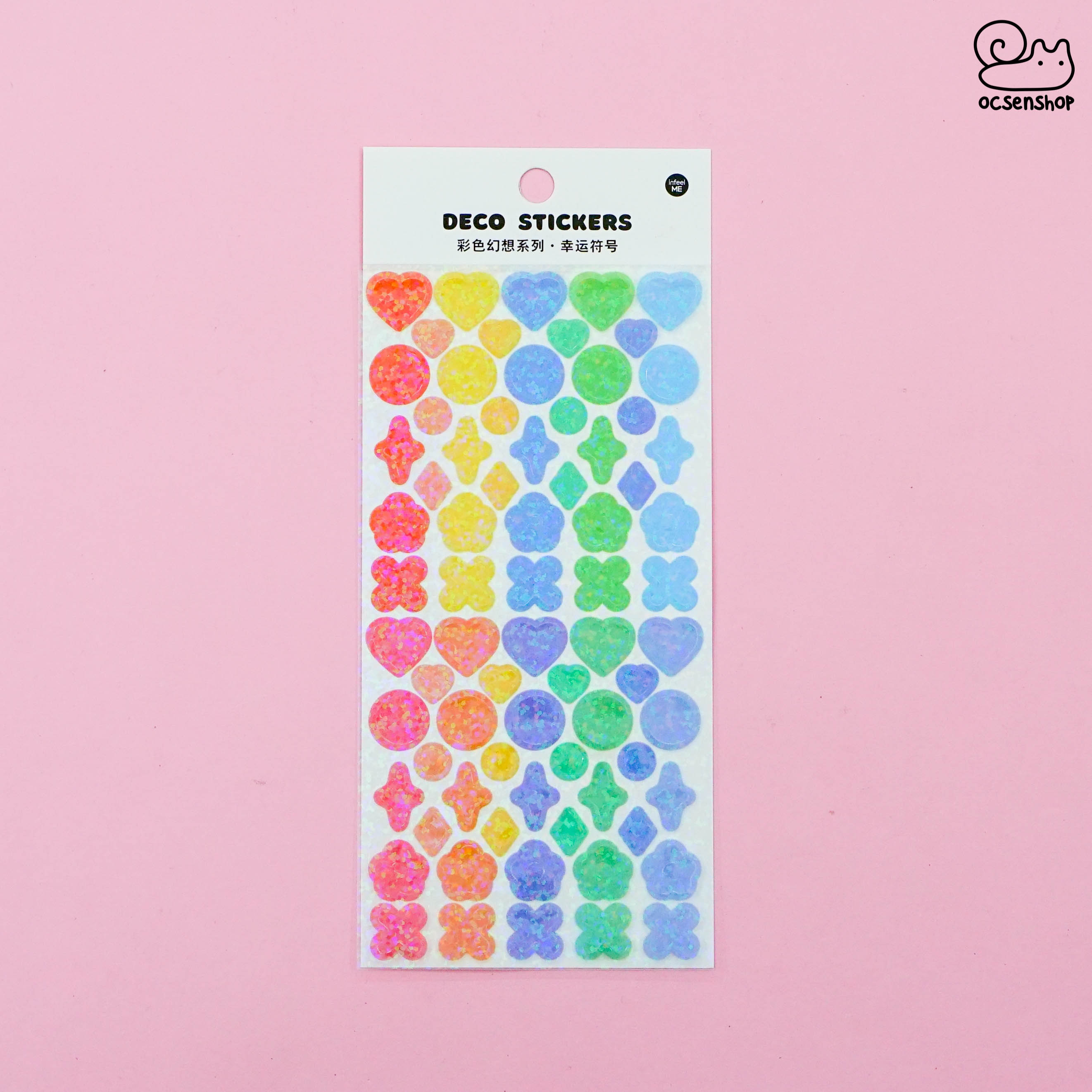 Deco stickers hologram (1 tấm)