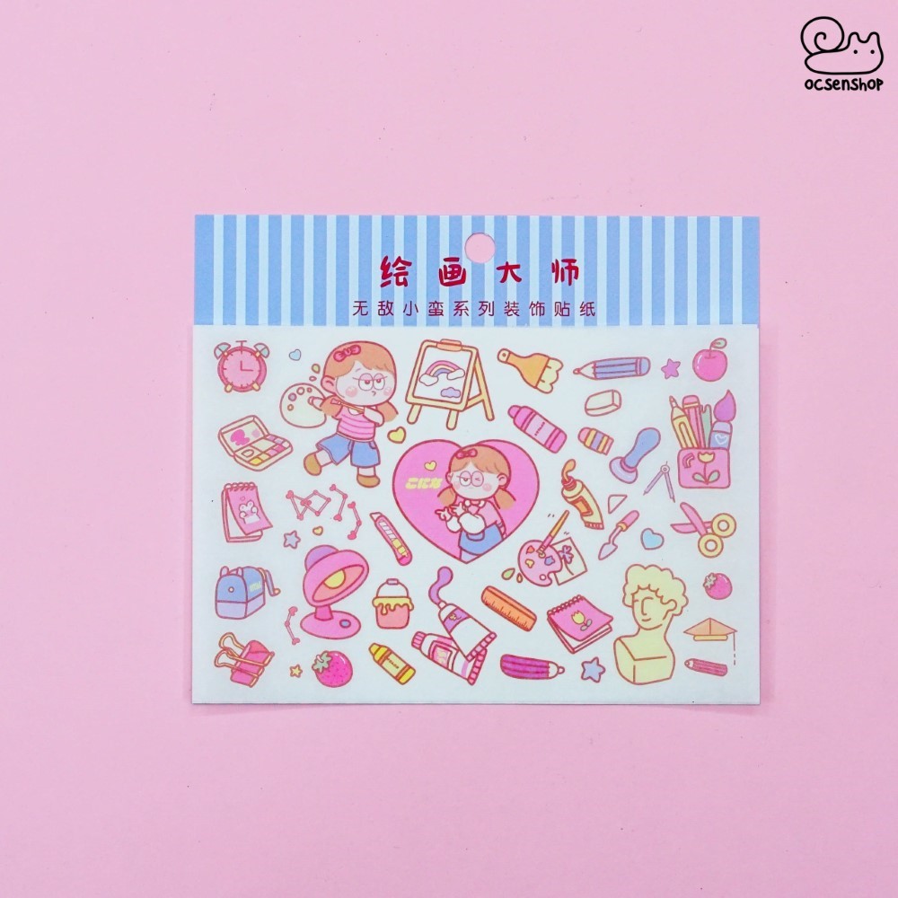 Sticker bé gái (1 tấm)