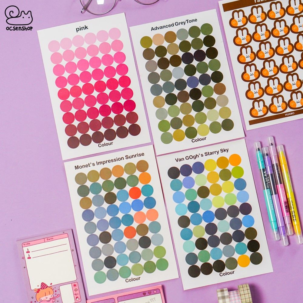 Palette sticker (1 tấm) - Nhỏ