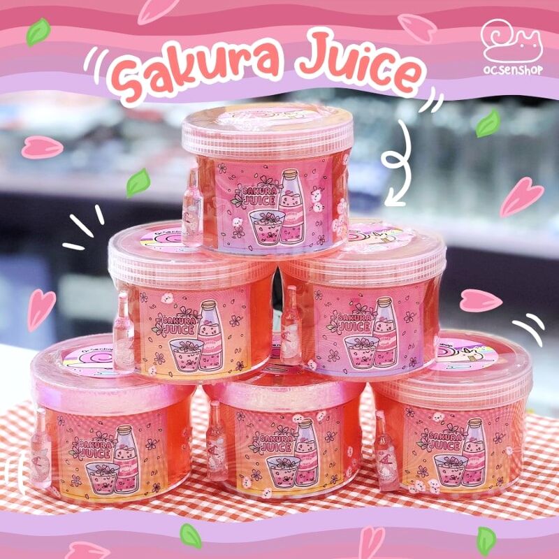 Sakura juice (jelly slime)