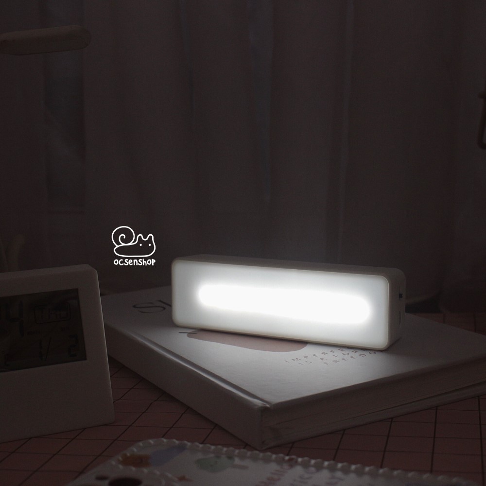 Đèn ngủ led chữ nhật - Sạc pin - 3 màu (2000mah)