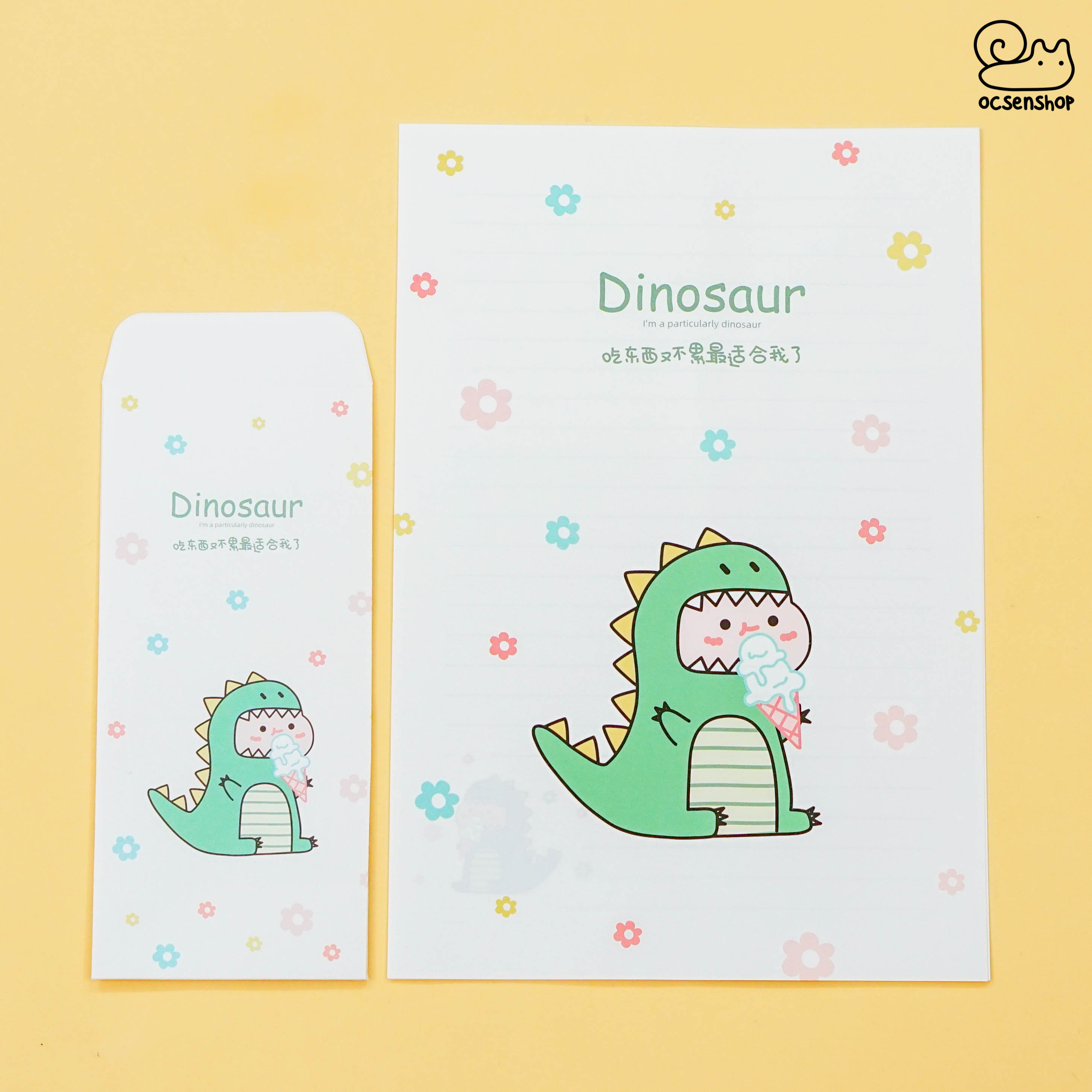 Giấy viết thư Dinosaur