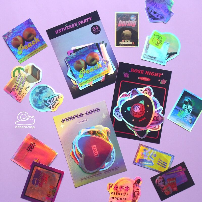 Set sticker hologram