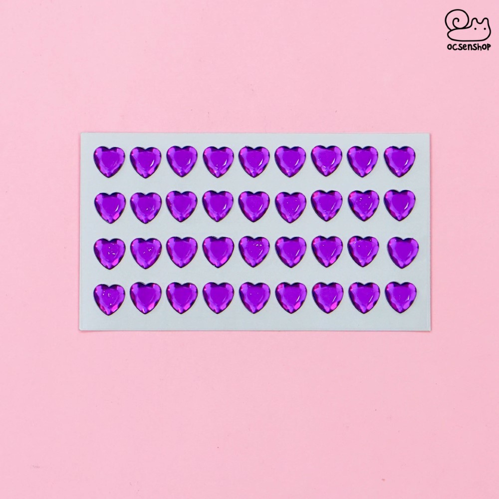 Sticker nổi Trái tim (1 tấm)