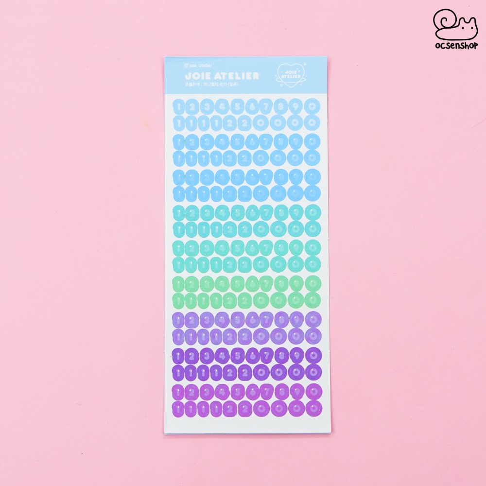 Sticker bàng chữ số Joie (1 tấm)