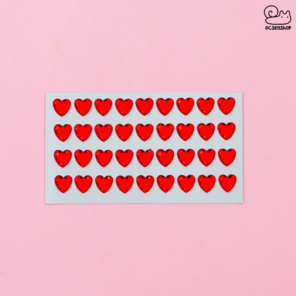 Sticker nổi Trái tim (1 tấm)