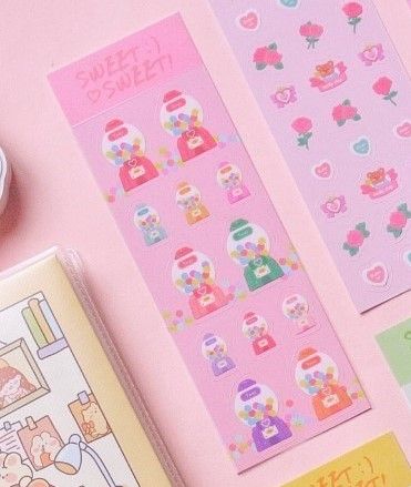 Sticker bảng nhỡ Sweet (1 tấm)