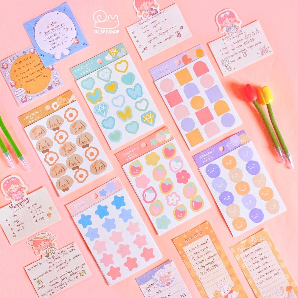 Set sticker Hình (3 tấm)