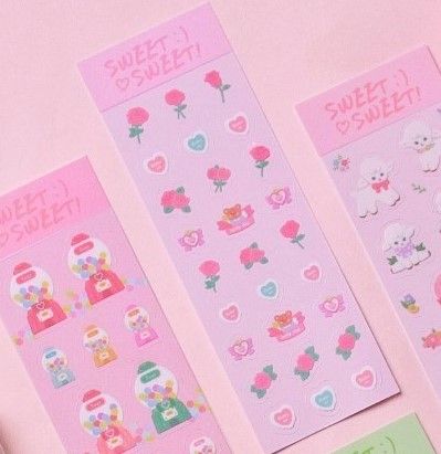 Sticker bảng nhỡ Sweet (1 tấm)