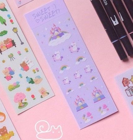 Sticker bảng nhỡ Sweet (1 tấm)
