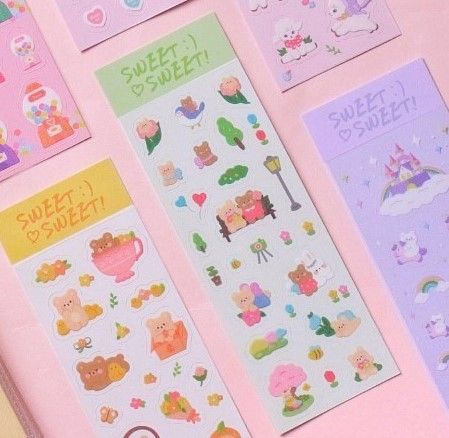 Sticker bảng nhỡ Sweet (1 tấm)