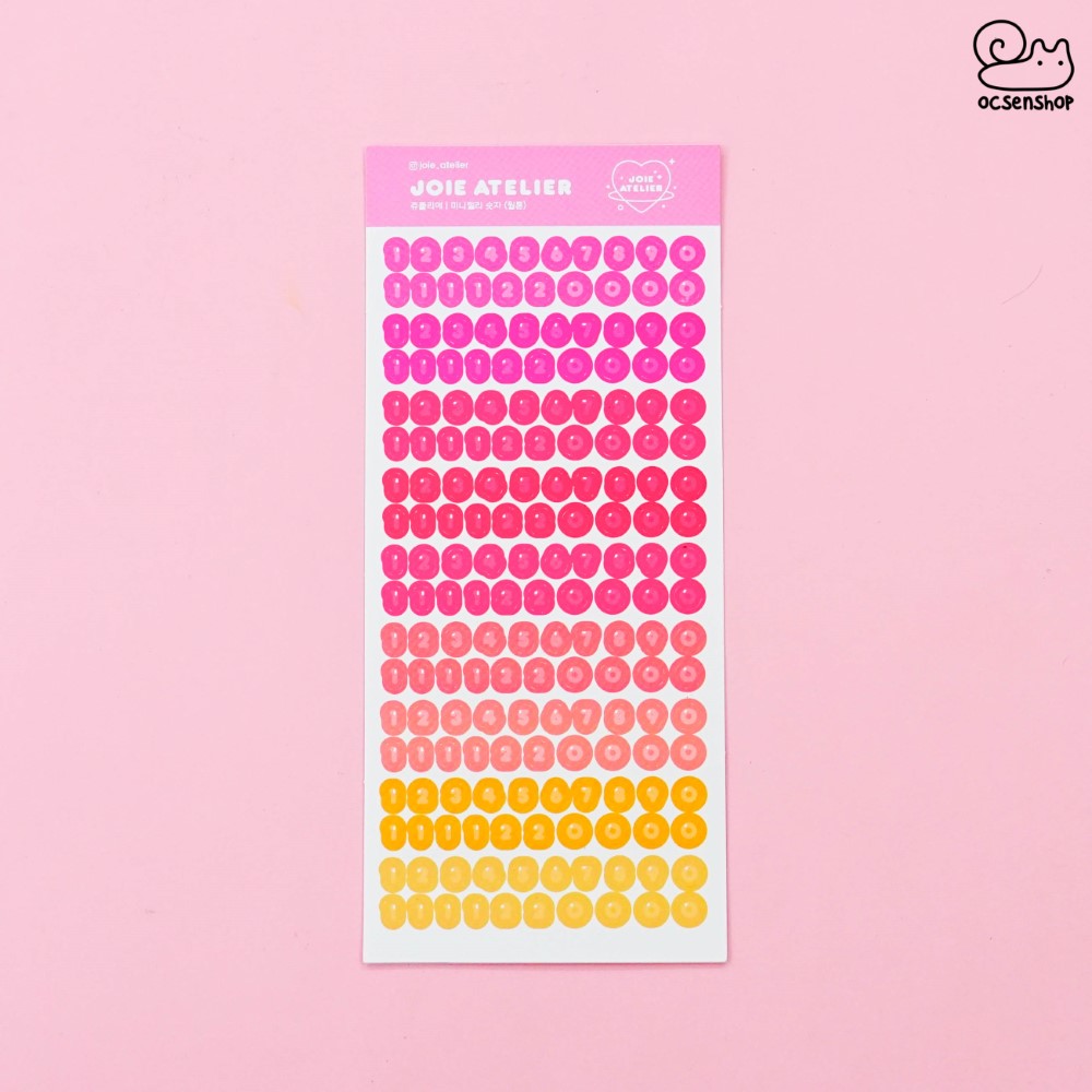Sticker bàng chữ số Joie (1 tấm)