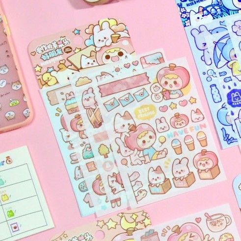 Set sticker Em bé cosplay trái cây (4 tấm)