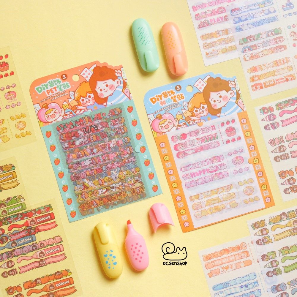 Set sticker Colour (8 tấm)