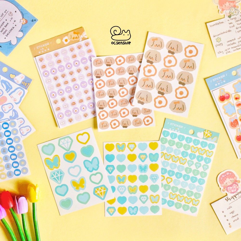 Set sticker Hình (3 tấm)