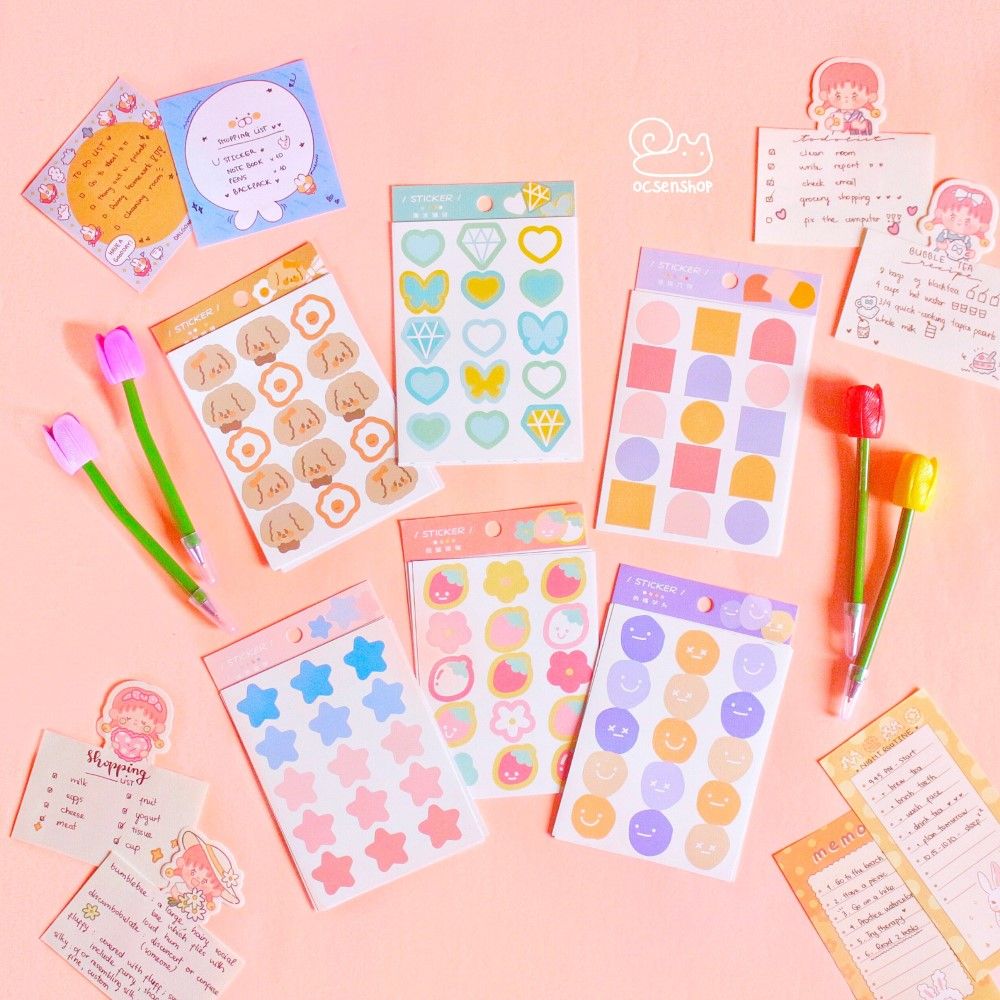 Set sticker Hình (3 tấm)