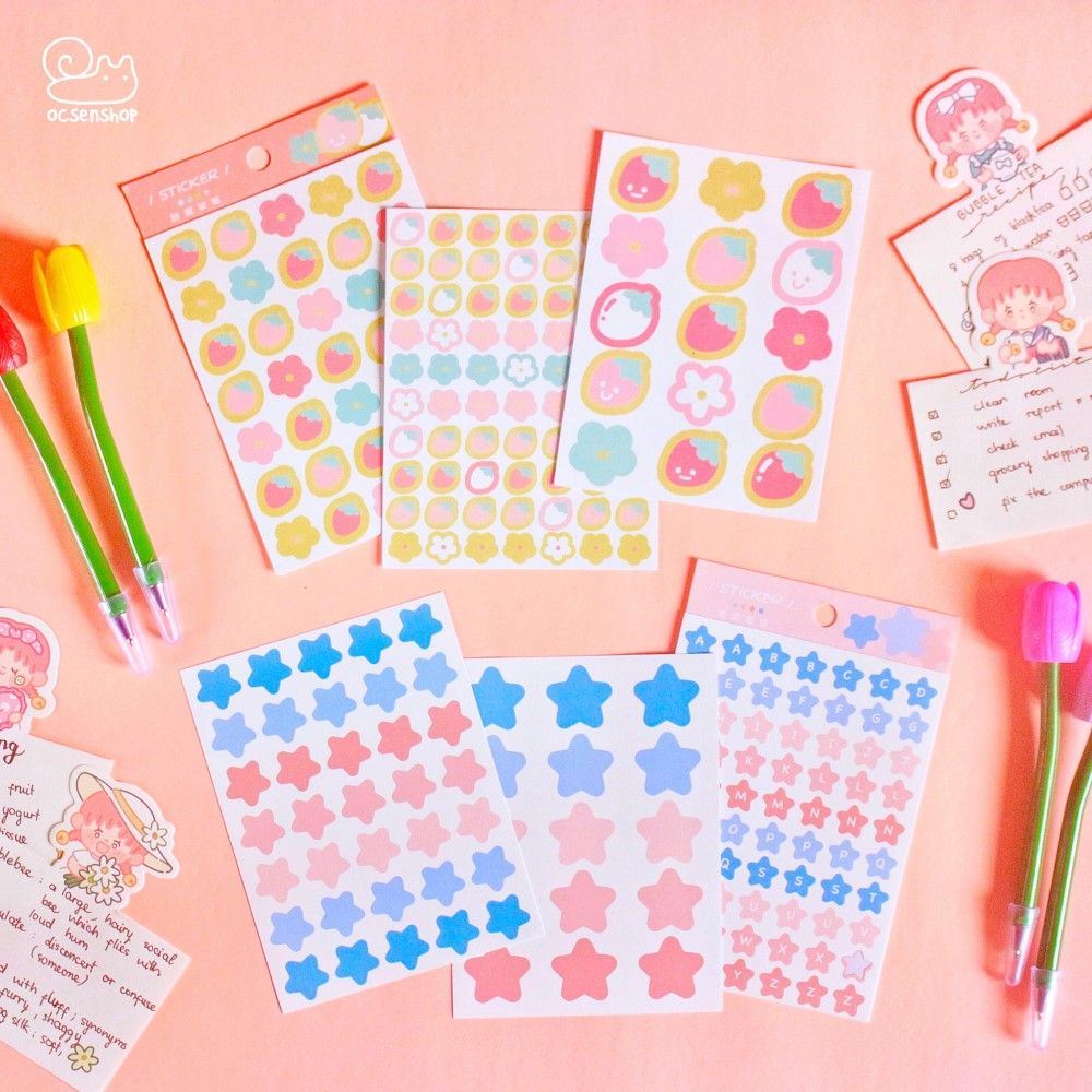 Set sticker Hình (3 tấm)