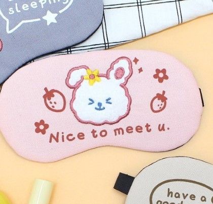 Bịt mắt mặt động vật bông xù