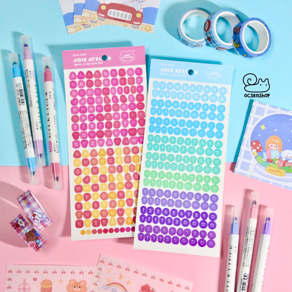 Sticker bàng chữ số Joie (1 tấm)