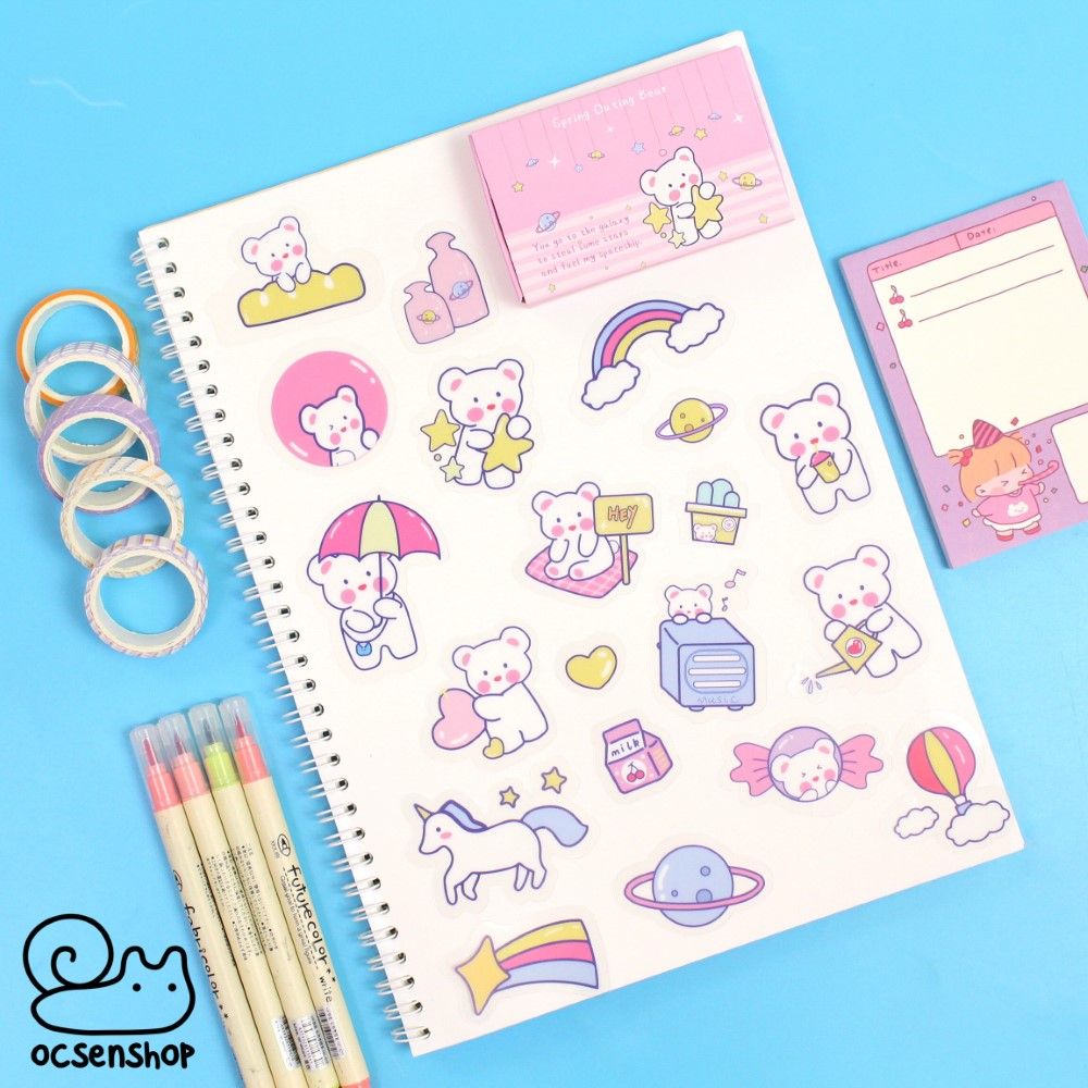 Hộp sticker động vật